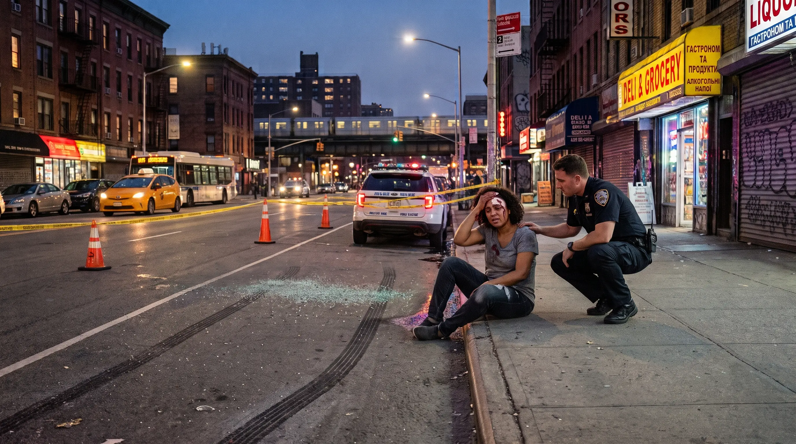 Bronx street scene representing a hit-and-run accident claim