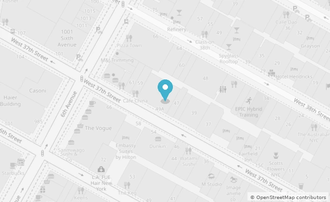 Silver Law Group Manhattan location map