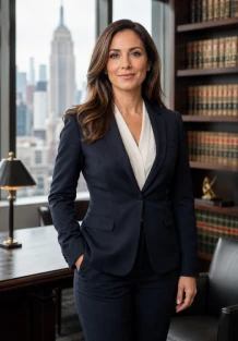 Personal injury attorney at desk